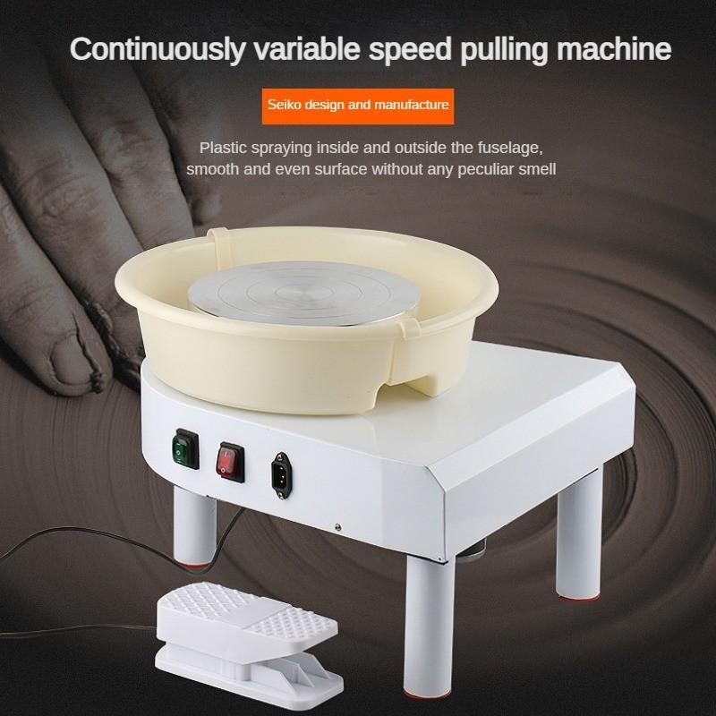 Continuously Variable Speed Clay Machine Pottery Forming Machine Ceramic Equipment New Electric Pottery Wheel Ceramic Machine