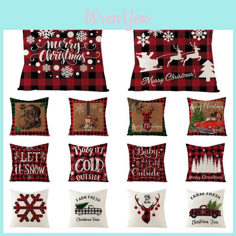 Elegant 18-inch Christmas Cushion Cover Pillow Case With Festive Snowflake Design For Holiday Styling