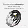 DianRun Large Hole Rubber Coated Barbell Plates