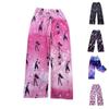 KIDS Pajama Pants, Casual Elastic Waist Pants, Comfortable Straight Leg Yoga Pants
