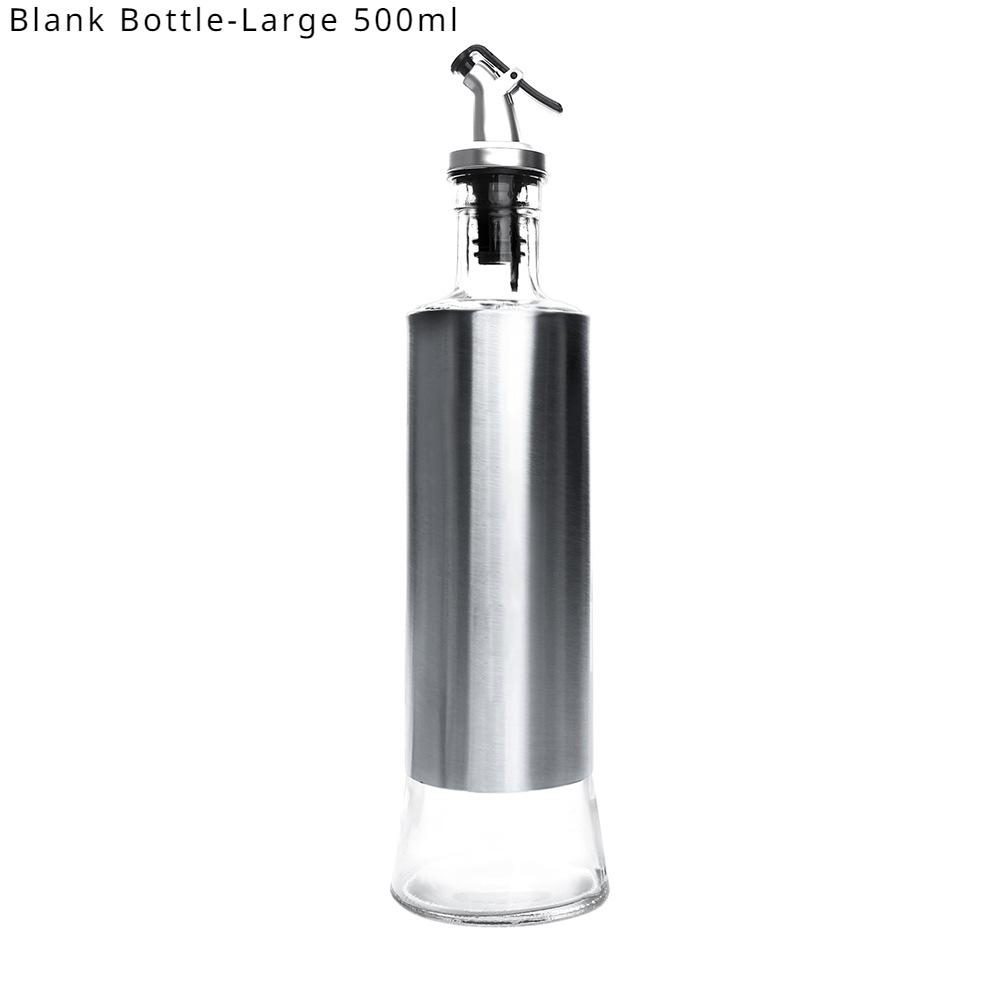 HANYANG Edelstahl-Gewürzflasche zum Ausgießen von Ölkrug, Sojasaucenflasche, Essigflasche, Glasflasche, Weinflasche, Essigglas, Sprühölflasche
