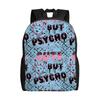 Y2K Cute But Psycho Graffiti Backpack Students Fashionable Mochila Large Capacity Laptop Bag Back To School Season