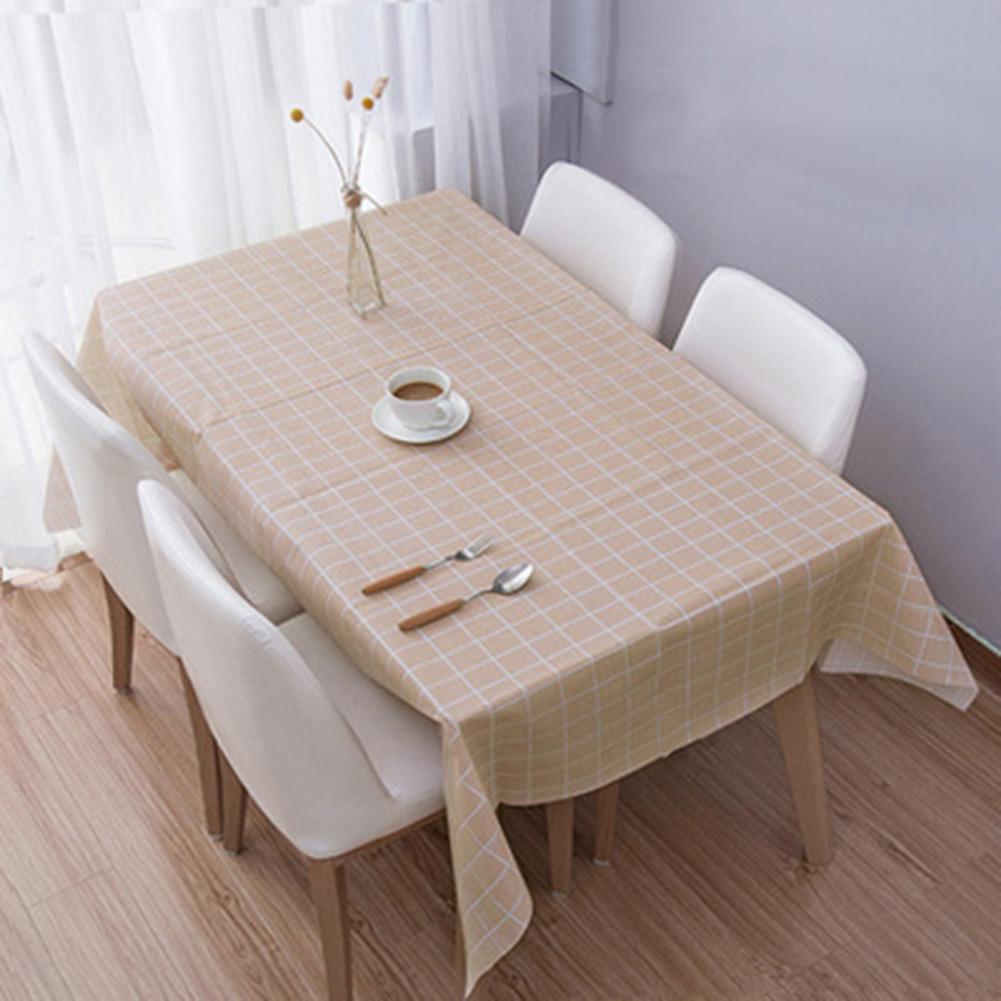 1Pcs Checkered Disposable Tablecloth Wedding Birthday Party Indoor Outdoor Picnic Table CoverPVC Plastic Waterproof Tablecloth