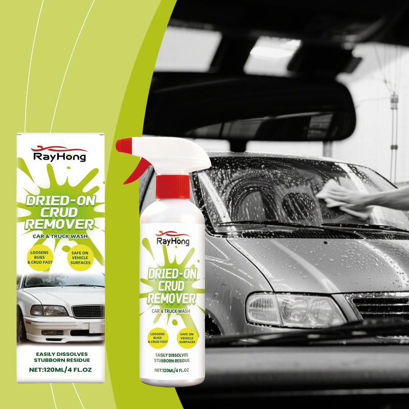 Fast Acting Bug Remover Spray for Cars Windshield Glass Cleaner Safe for Paint Easy Removal Tar Residue For Roadside Care