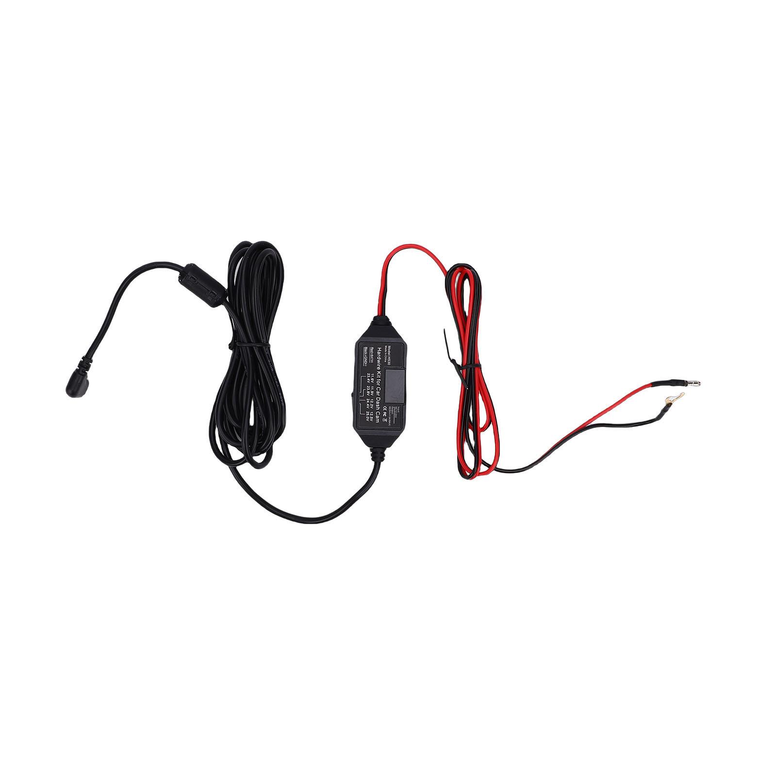 

cam Hardwiring Kit Supports 24Celsius7 Parking Real Time Voltage Display USB C Camera Power Cord with Indicator for Truck Car