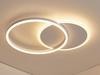 Nordic Modern LED Ceiling Lamp - Creative Round Design for Living Room, Study, Bedroom