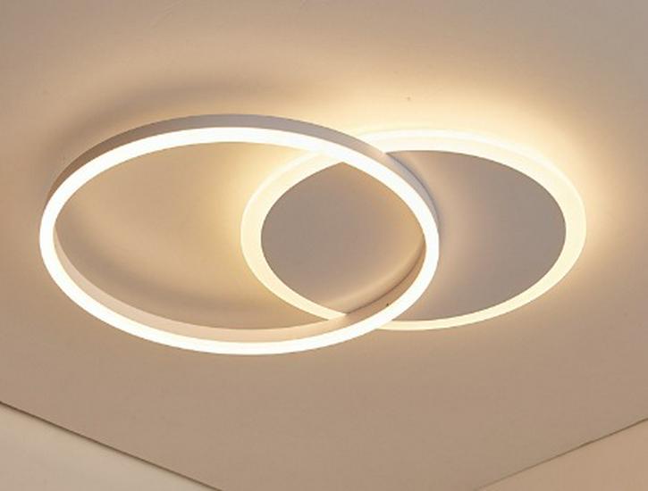 Nordic Modern LED Ceiling Lamp - Creative Round Design for Living Room, Study, Bedroom