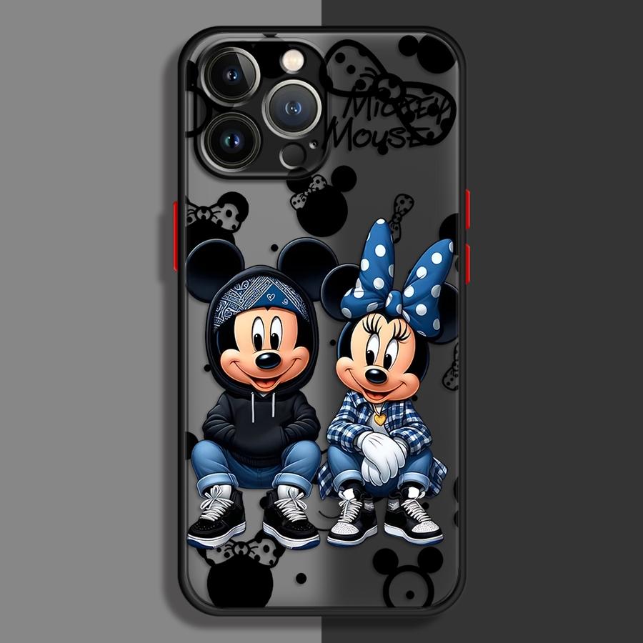 Fashion Mickey Mouse Back Phone Cover Case for iPhone 17 Pro Max 14 13 Mini 7 8 SE Air 17e 15 16 Plus 11 12 XS XR
