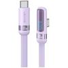 Kabel USAMS US-SJ653 PD 100W USB-C/USB-C 1.2m Fioletowy