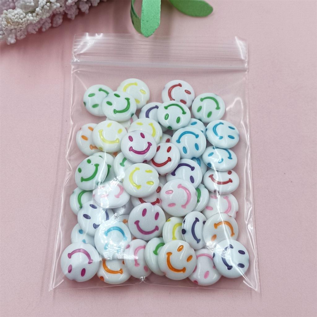 Luźne koraliki Bransoletka Kwiat 50 sztuk Naszyjnik Gilrs Biżuteria DIY Prezenty Ręcznie robione Płatki śniegu Kobiety Akrylowa Muszla