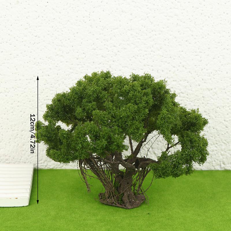 Altezza 12/15 cm Albero Modello in Filo di Qualità Superiore Decorazione Paesaggistica Micro Paesaggio Tavolo di Sabbia Scenografia Parco Tessuto Fai da Te