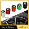 Car Sticker 2025 Hot Automobiles 4 Pcs Tire Wheel Tyre Valve Stem Hex Caps Case Sleeve Cover Left Right Front Rear for Skoda Fib