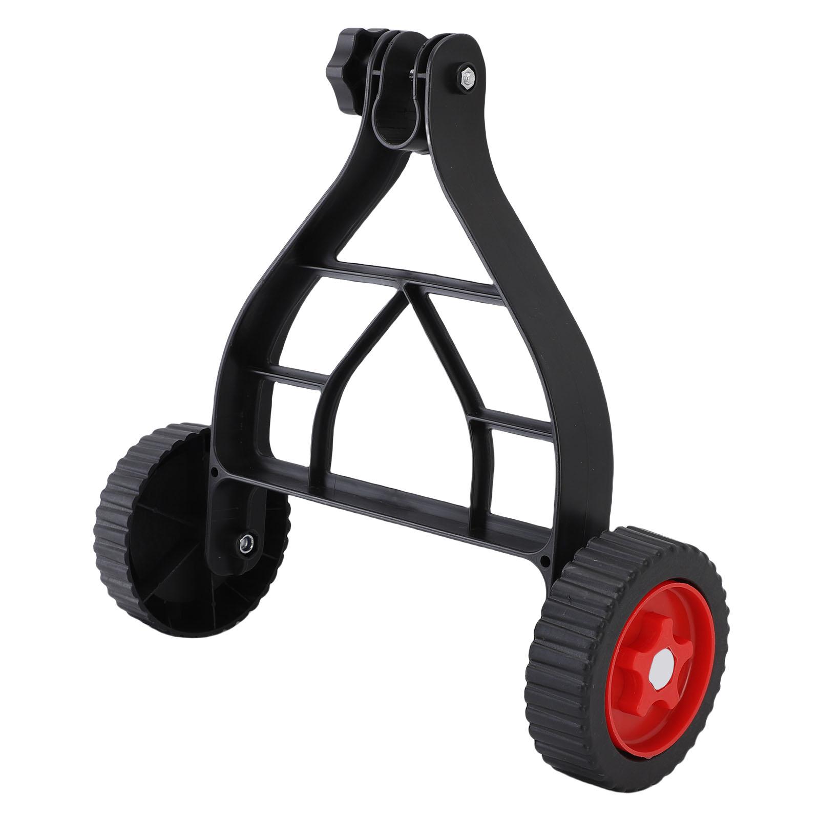 

String Trimmer Wheel Attachment Mower Auxiliary Wheel Push Behind Weed Trimmer Adjustable Support Wheels for Grass