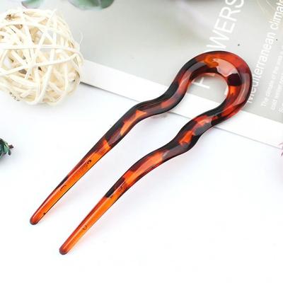 U Shaped Hairpin for Women Elegant New Chinese Style Step Shake Hair Stick Hair Accessories Hair Ornament for Hair Styling