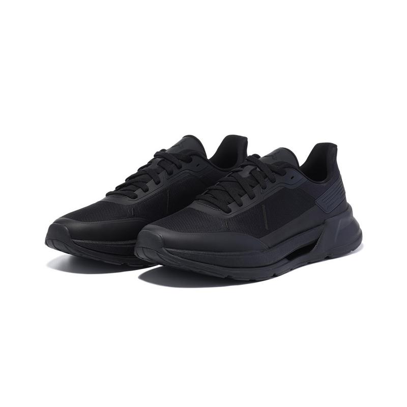 Li-Ning 1990 Commuter Series Duxing Sports Comfortable Low-Top Lifestyle Casual Shoes Men Casual Shoes Black ALLU015-3