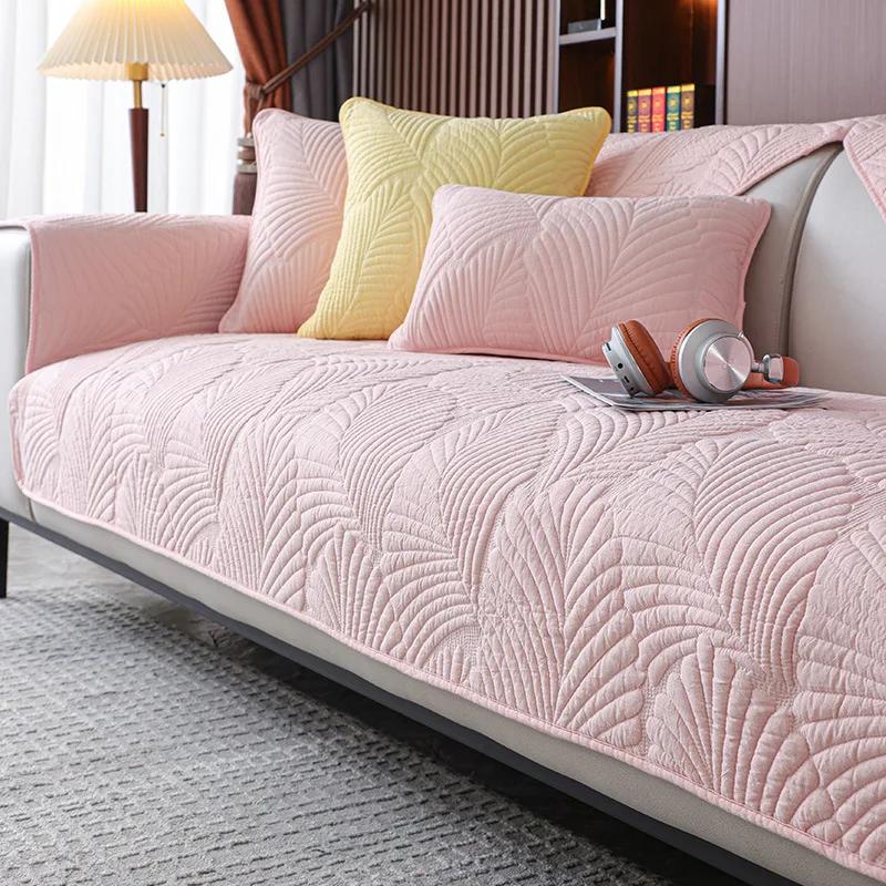 Утолщенные хлопковые чехлы для диванов — фото 4