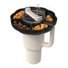 Silicone Snack Tray For 40 Oz Tumbler With Handle Cup Accessories Suitable For Parties Movies Shopping Driving