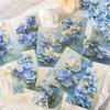 10pcs Relief Aesthetic Flowers Materials Paper DIY Scrapbooking Junk Journal Collage Photo Album Retro Background Paper