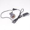 1 Piece E27 Light Socket Screw Plug Adapter Converter Animal Heating Lamp Holder With 1.8M Switch Wire For Industrial Heating