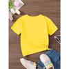 European sizes Floorball Boys' T-shirts Boys' Creative T-shirts, Casual, Lightweight and Comfortable Short-sleeved Tops, Summer Children's Clothing