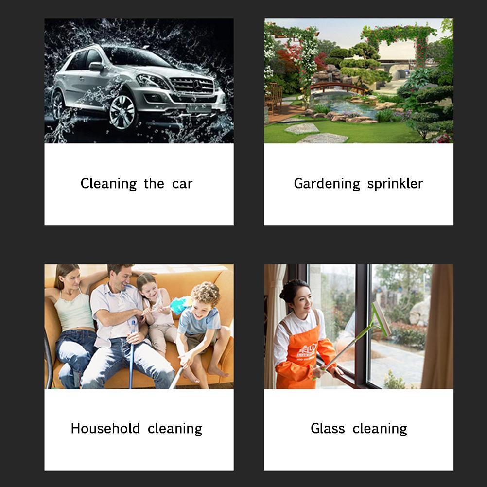 Pulverizator Duș de Mână pentru Furtun de Grădină 8 Modele de Irigare Reglabile Pulverizator de Mână de Înaltă Presiune