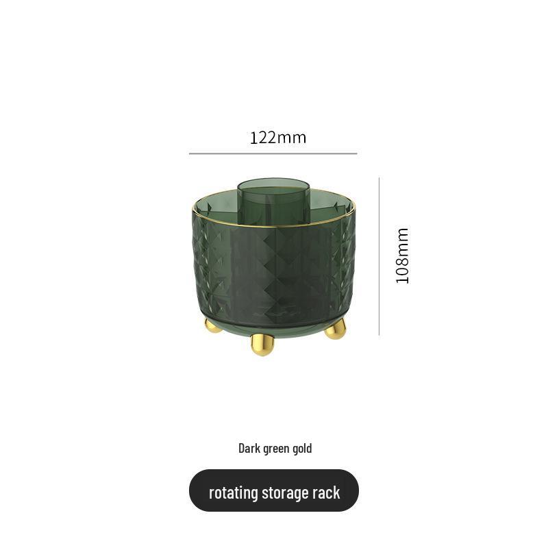 

Роскошный вращающийся держатель для ручек и органайзер для косметики для рабочего стола