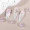 3D Nail Charms,Sparkles Nail Rhinestones Nails Gems Alloy Nails Crystals Jewelry Nail Studs for Nails Art Decorations