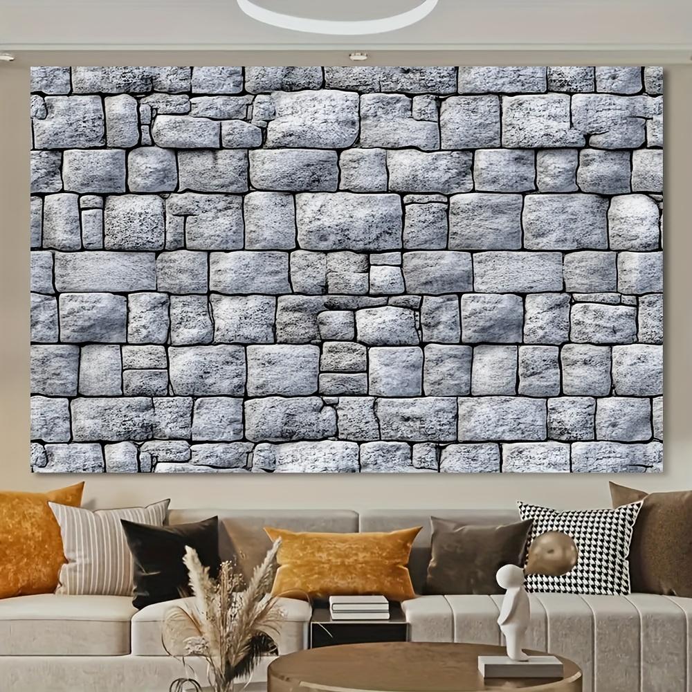 1 Durable Polyester Brick and Stone Wall Background - Suitable for Events Parties Terraces and Garden Decoration