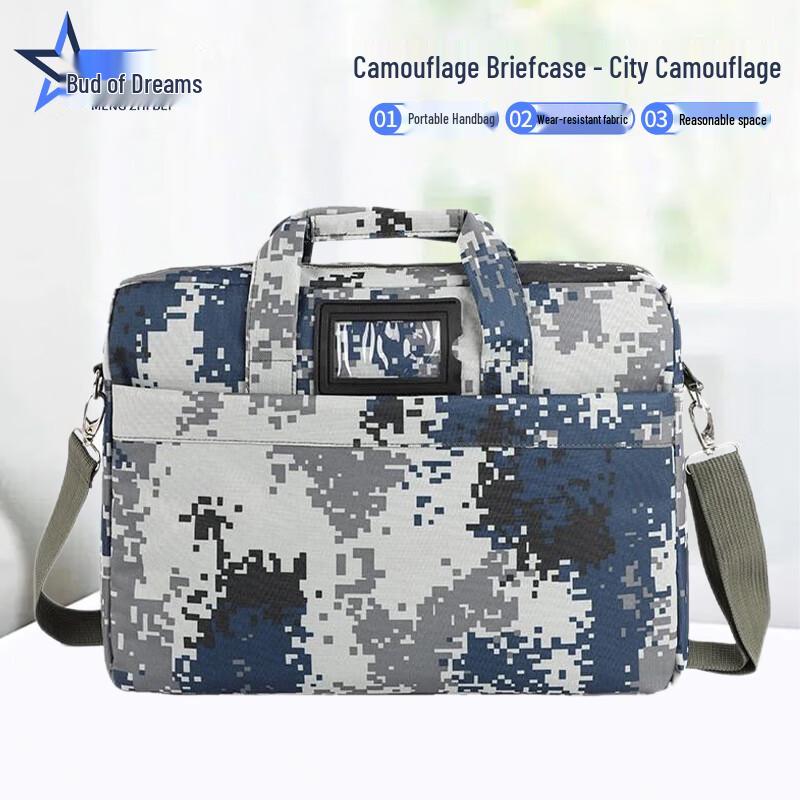 Meng Zhi Bei Camouflage Laptop Briefcase