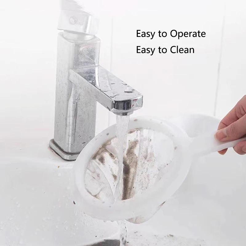 200/400 Mesh Reusable Nylon Ultra Fine Filter Mesh Aquarium Harvest Shrimp Filter Net Food Grade Strainer Spoon  Food Filter