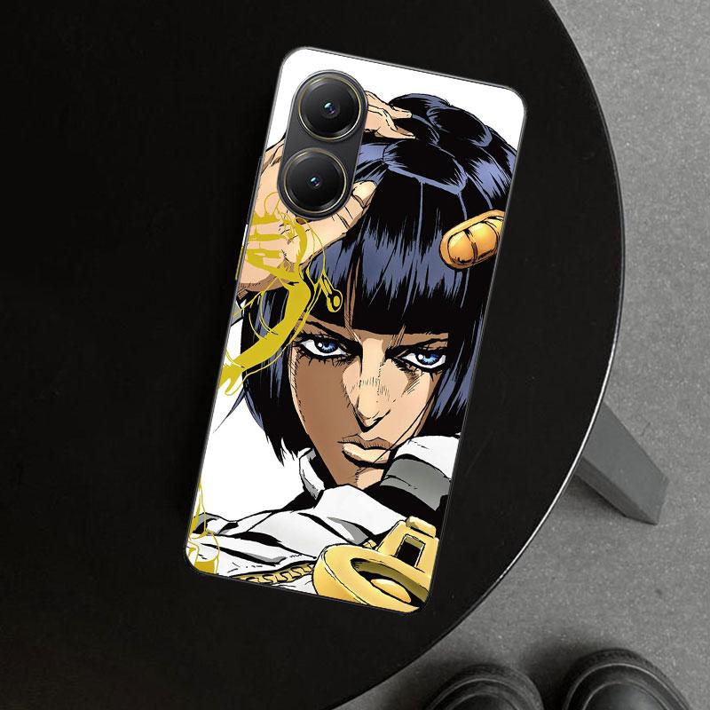 JoJo Adventure Bruno Buccellati Phone Case Cover for Xiaomi Poco X6 X5 X7 Pro F7 Ultra Redmi 15C 15 13C 13 12C 12 10C 10 10A 9C