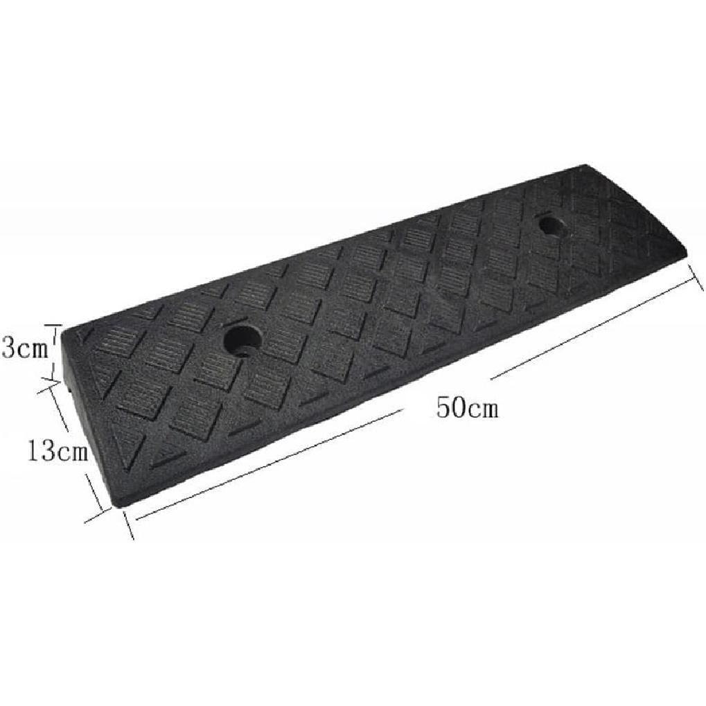 Curb Ramp Portable Lightweight Heavy Duty Plastic Threshold Ramp for Driveway, Loading Dock, Sidewalk, Car, Truck, Scooter, Bike, Motorcycle,
