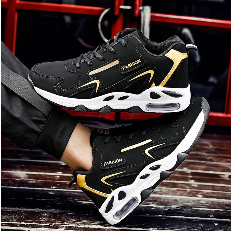 

2025 Trend Men s Casual Sports Shoes Round Toe Comfortable Basketball Running Shoes for Men 40 красный