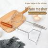 Stainless Steel Wave Handle Potato Masher and Baby Food Presser