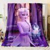 Cartoon Frozen soft Blankets blankets fluffy flannel thin Blanket Picnic Sofa Family Bedroom Children's Room custom blanket
