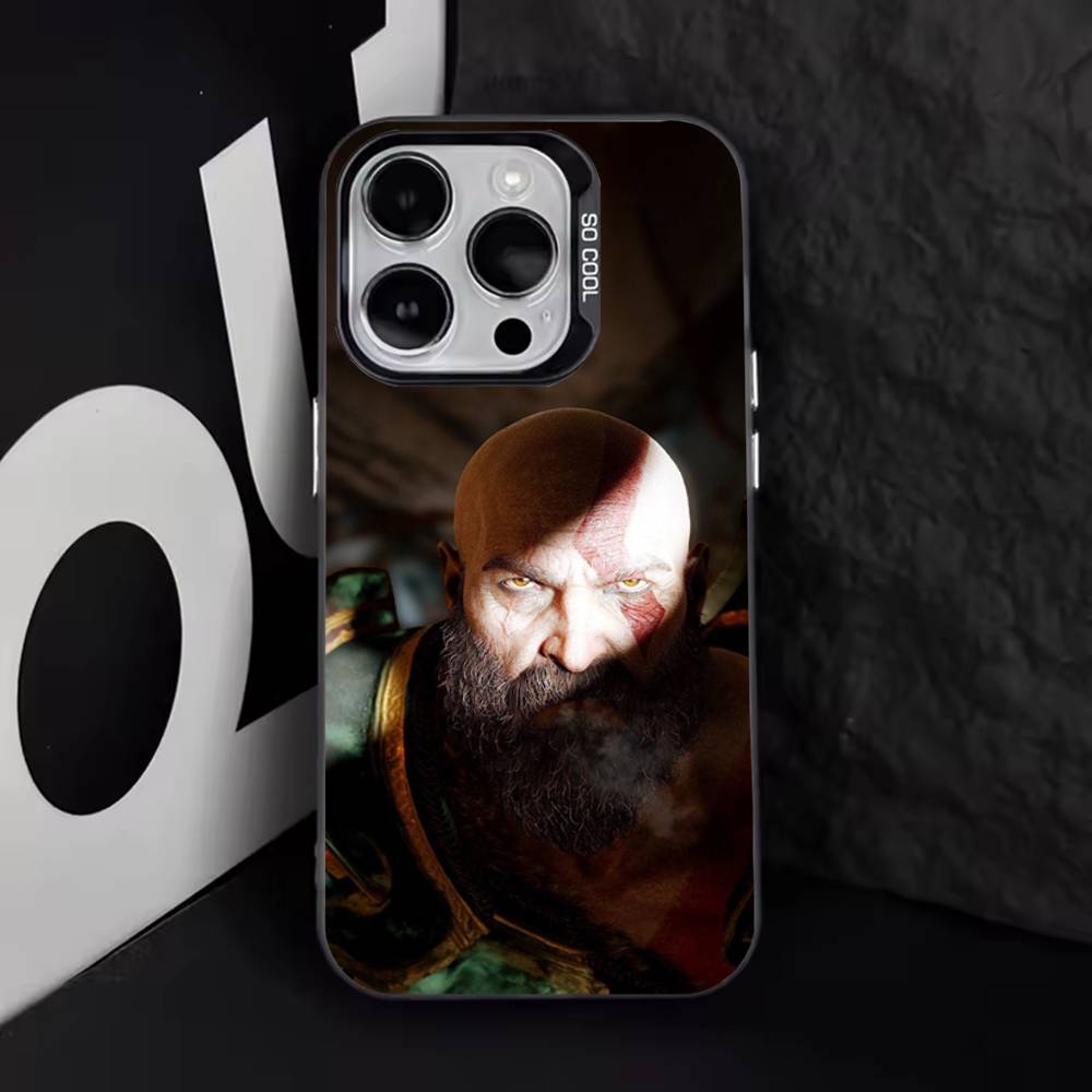 Game G-God of W-War Phone Case For iPhone 17,16,15,14,13,12,11,Pro,Max,Plus,E,Air,Mini Black Tpu Cover
