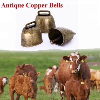 10 Farm Animals Vintage Goat Bells Metal Cows Horses Sheep Grazing Cattle