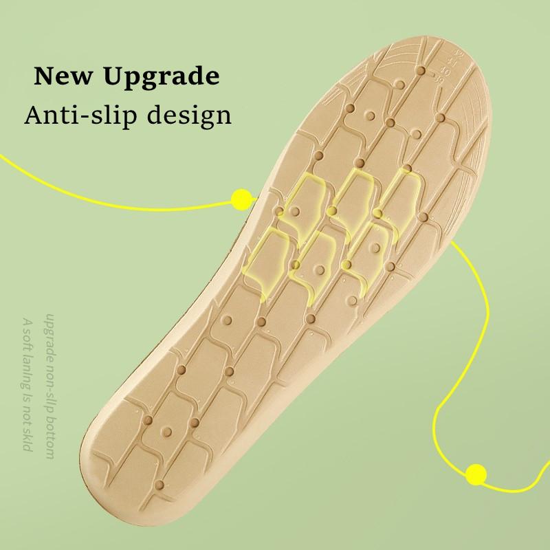 Foot Acupressure Insole Men Women Soft Breathable Sports Cushion Inserts Sweat-absorbing Deodorant Orthopedic Shoe Sole