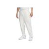 Nike Elastic Waist Solid Color Cuffed Casual Pants Men bottoms White DX1365-133