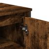 Bathroom Vanity Cabinet Smoked Oak 91 x 35 x 60 cm Engineered Wood