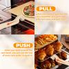 Extra Long Wood Oven Rack Puller 11 Inches Oven Rack Push Pull Tool Long Handle Oven Stick for Toaster Oven Kitchen Cooking Tool