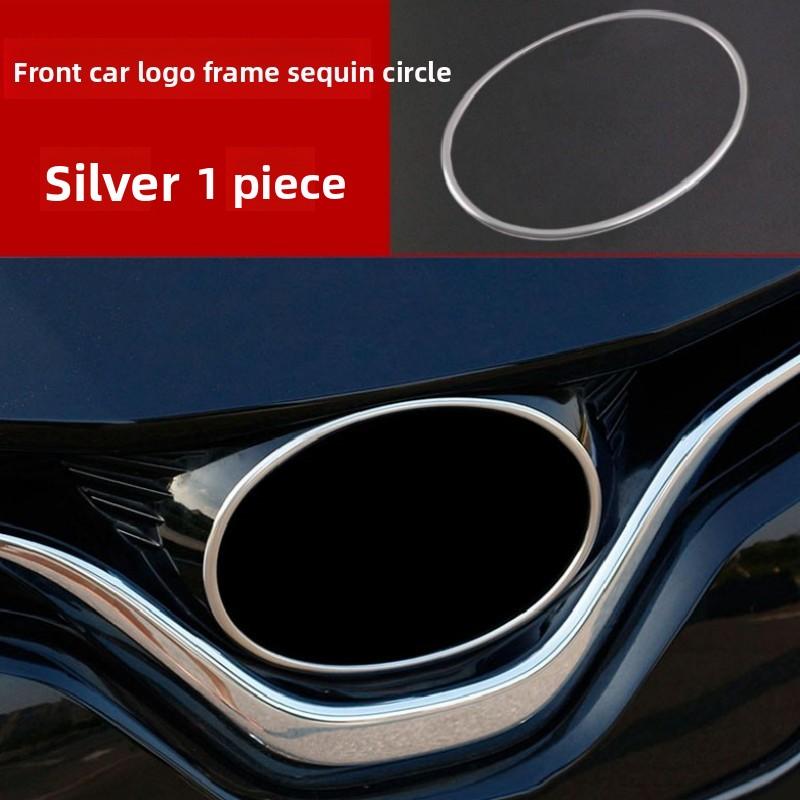 

For Toyota Camry 70 XV70 2018~2026 Hybrid Car Front Bumper Mesh Center Grille Grill Frame Moulding Strips Decoration Accessories C Styling Silvery
