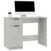 VidaXL Desk Concrete Grey 100x50x75 Cm Engineered Wood 811497