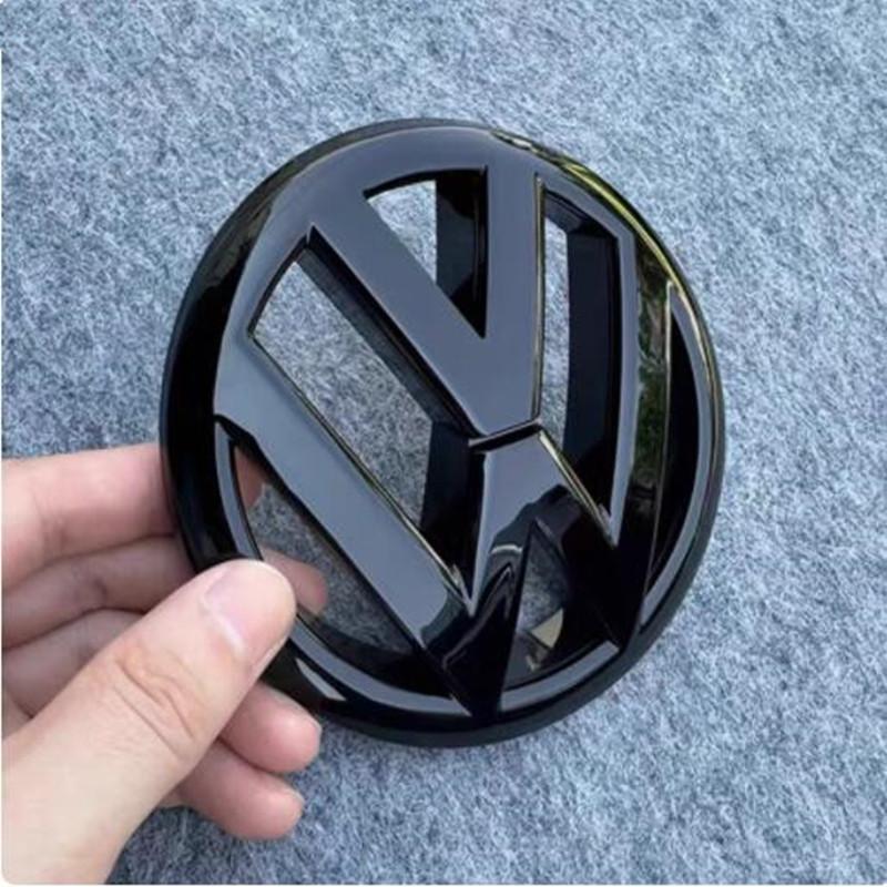 

2026 Hot For Volkswagen VW 1pcs Gloss Black Replacement 135mm Front Grill emblem or 110mm Rear Trunk Lid badge for Volkswagen Go
