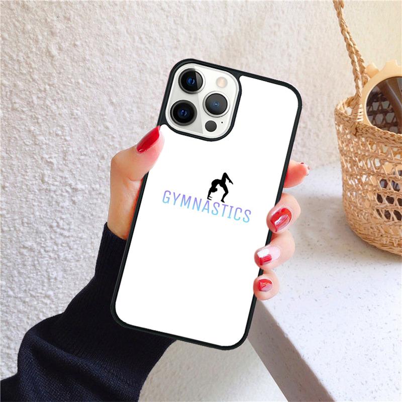 Gymnast Silhouette Phone Case for iPhone 17 Air 16 Coque 15 14 12 13 PLUS 11 PRO MAX Back Cover Fundas Shell