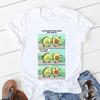 Avocado Funny Women T-Shirts Girl Harajuku Ullzang Graphic Cute Grunge Top Female T Shirt Summer Casual O-Neck Lady Tee Clothing