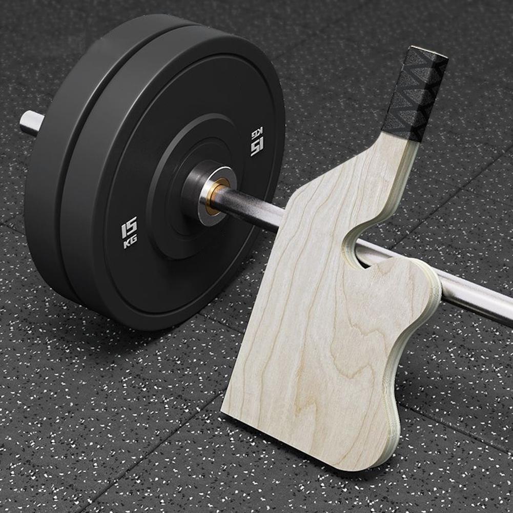 Wooden Barbell Jack with Non-Slip Handle Deadlift Barbell Holder Jack Barbell Lift Jack Lifting Fitness Equipment For Weight China Mainland
