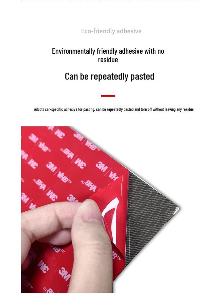 Echtes Kohlefaser-Mittelkonsolen-Panel-Set für Tesla Model 3 Highland