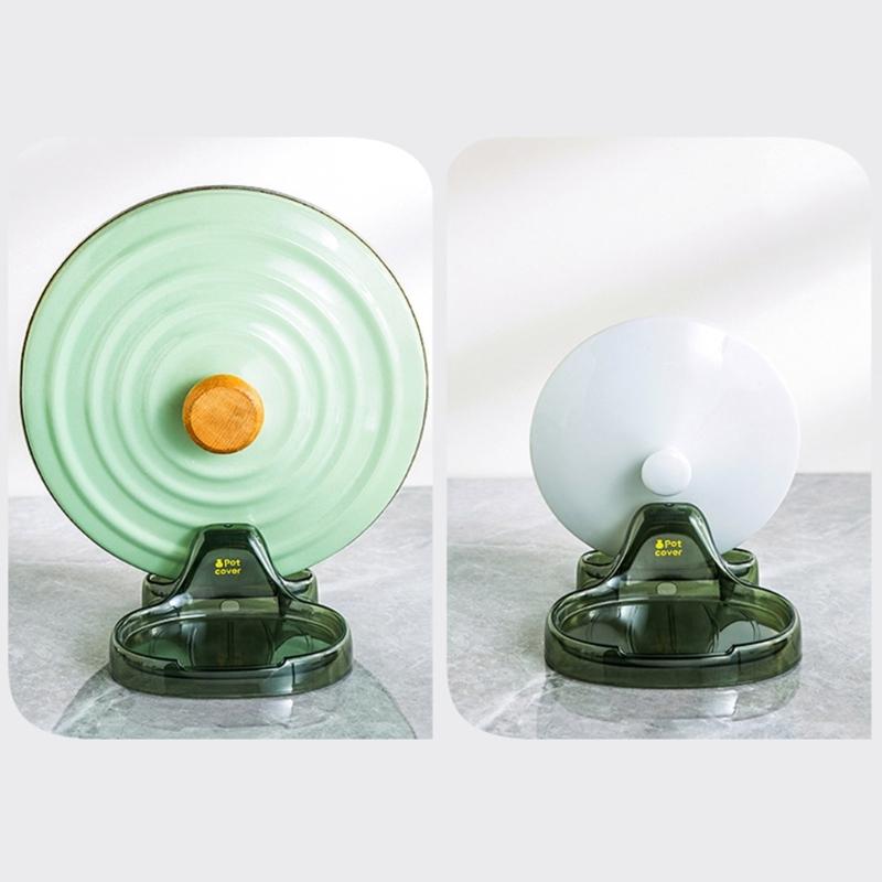 Pot Lid Holders Cooking Spatula Organizer Spoon Rest for Kitchen Counter Kitchen Utensil Gadgets Rest for Spoons Pot Lid