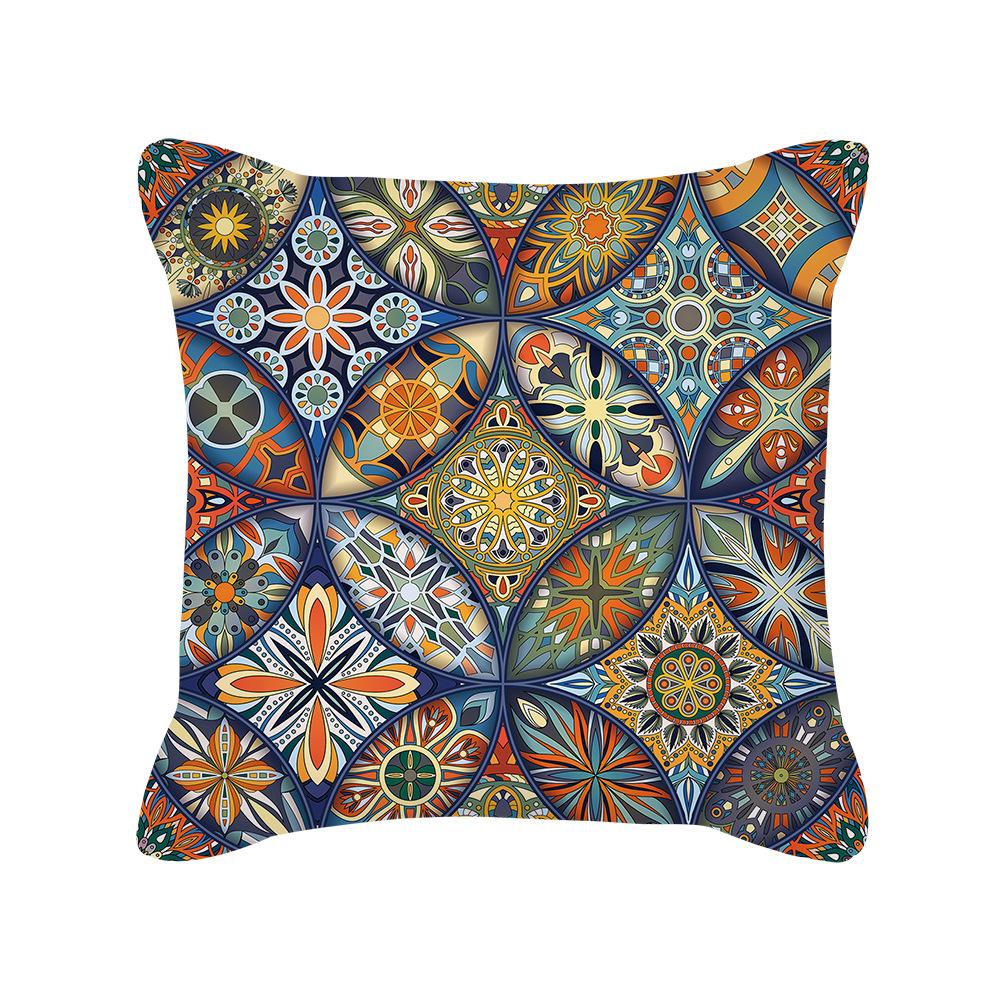 New Product Pillow Ins Nordic Style Geometric Pattern Plush Pillow Cover Sofa Cushion Cover